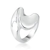 Anel de Prata Torcido Orgânico